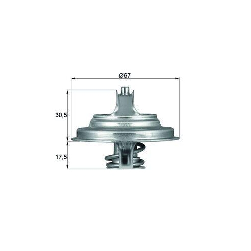 MAHLE Thermostat, K&uuml;hlmittel BEHR TX 54 71D