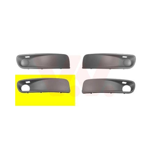 VAN WEZEL L&uuml;ftungsgitter, Sto&szlig;f&auml;nger ** Equipart ** 5897594
