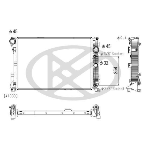 KOYORAD K&uuml;hler, Motork&uuml;hlung PL413006