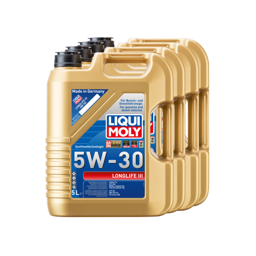 Liqui Moly Longlife III Motor&ouml;l 5W-30, 20-Liter, VW 504 00, VW 507 00 - 20647