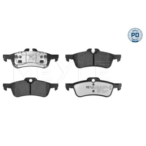 MEYLE Bremsbelagsatz, Scheibenbremse MEYLE-PD: Advanced performance and design. 025 237 1616/PD