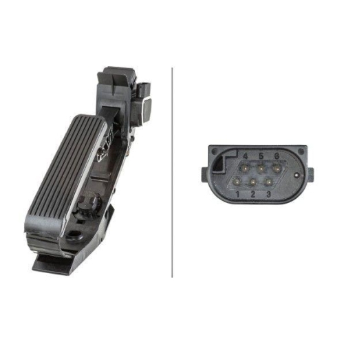 HELLA Sensor, Fahrpedalstellung 6PV 010 946-061