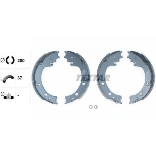 TEXTAR Bremsbackensatz, Feststellbremse