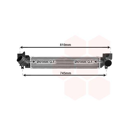 VAN WEZEL Ladeluftk&uuml;hler 06014701