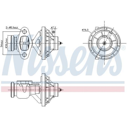 NISSENS AGR-Ventil ** FIRST FIT ** 98390