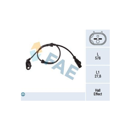 FAE Sensor, Raddrehzahl 78276
