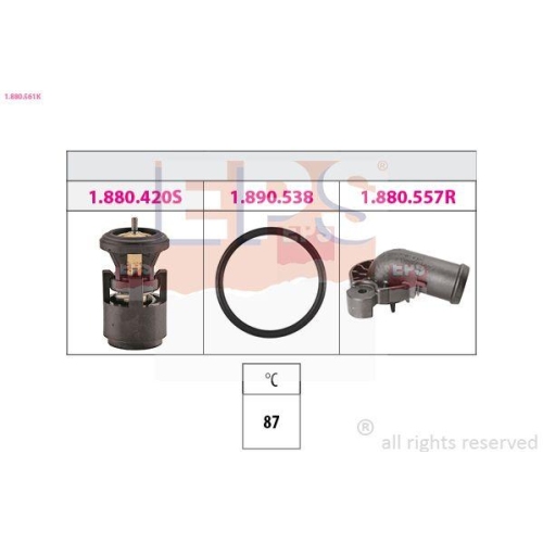 EPS Thermostat, K&uuml;hlmittel Made in Italy - OE Equivalent