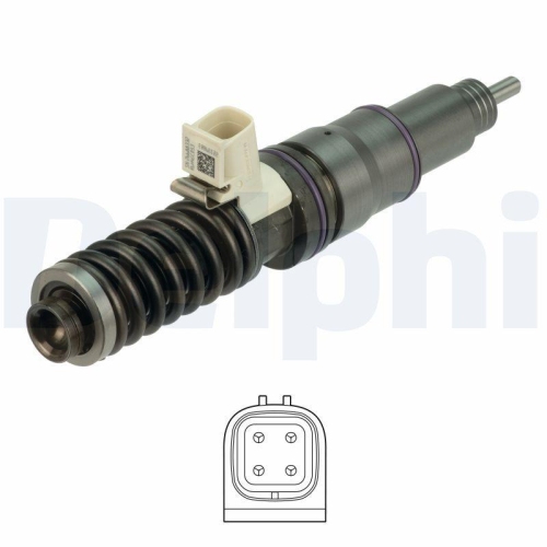 DELPHI Einspritzventil BEBE4D14102-12B1