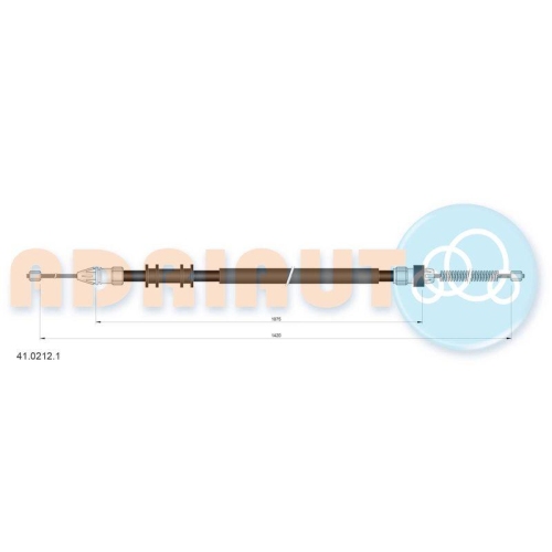 ADRIAUTO Seilzug, Feststellbremse 41.0212.1