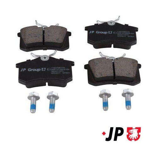 JP GROUP Bremsbelagsatz, Scheibenbremse JP 1163706310