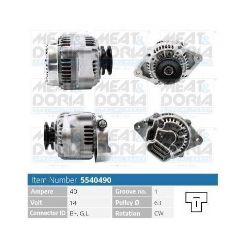 MEAT & DORIA Generator 5540490