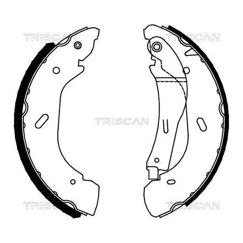 TRISCAN Bremsbackensatz 8100 16005