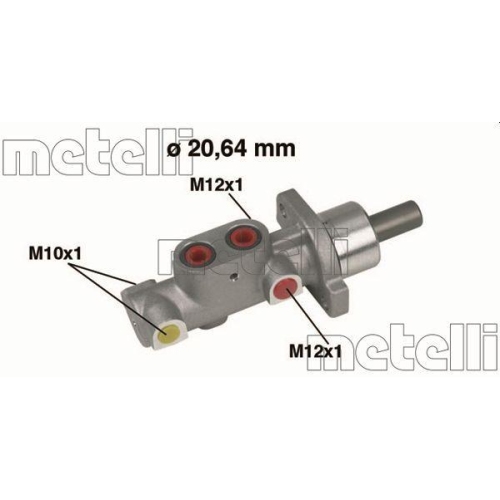 METELLI Hauptbremszylinder 05-0296
