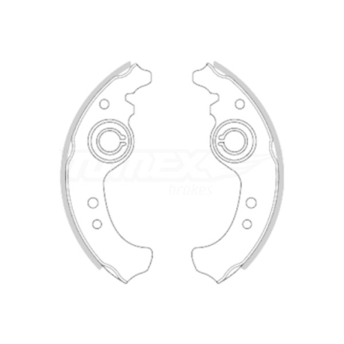 TOMEX Brakes Bremsbackensatz TX 20-01