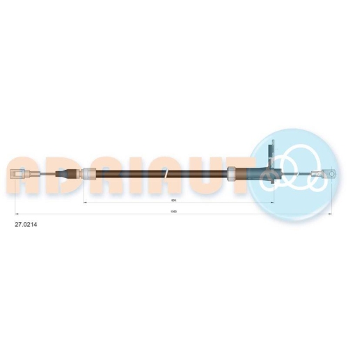 ADRIAUTO Seilzug, Feststellbremse 27.0214