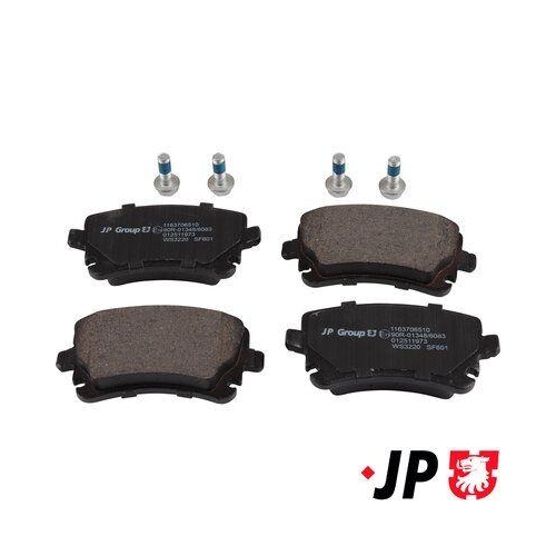 JP GROUP Bremsbelagsatz, Scheibenbremse JP 1163706510