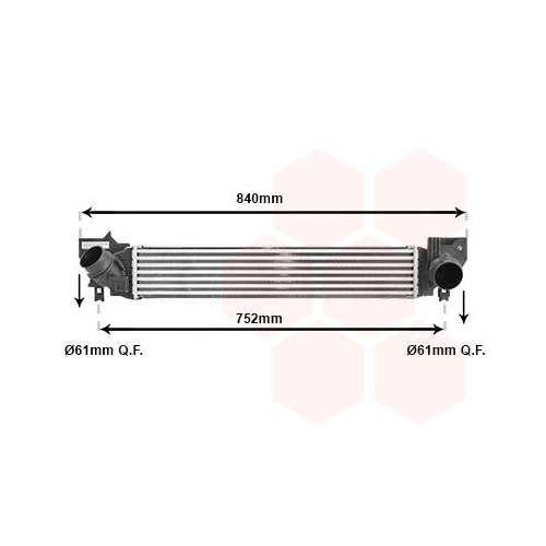 VAN WEZEL Ladeluftk&uuml;hler 06014700