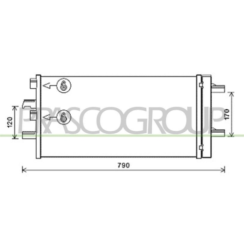 PRASCO Kondensator, Klimaanlage PrascoSelection MN312C001