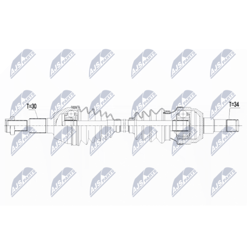 NTY Antriebswelle NPW-PL-085