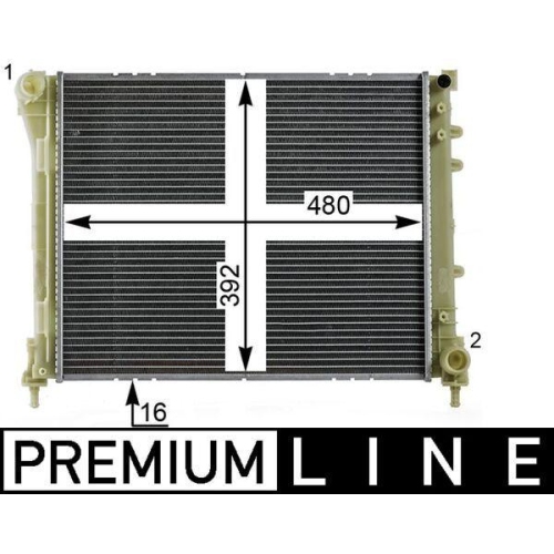 MAHLE K&uuml;hler, Motork&uuml;hlung BEHR *** PREMIUM LINE *** CR 2004 000P