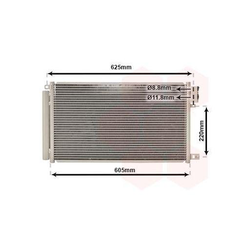 VAN WEZEL Kondensator, Klimaanlage 01005115