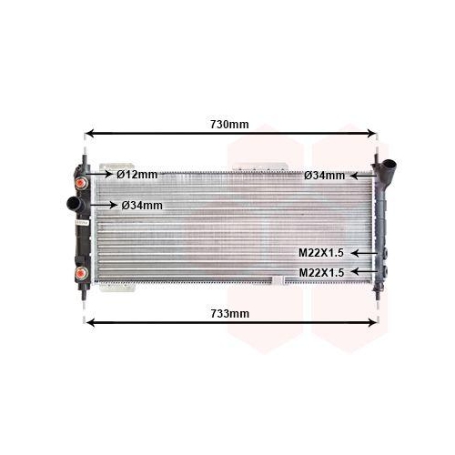 VAN WEZEL K&uuml;hler, Motork&uuml;hlung 37002200