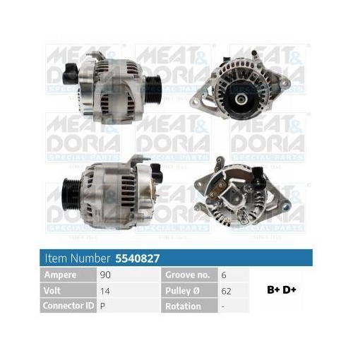 MEAT & DORIA Generator 5540827