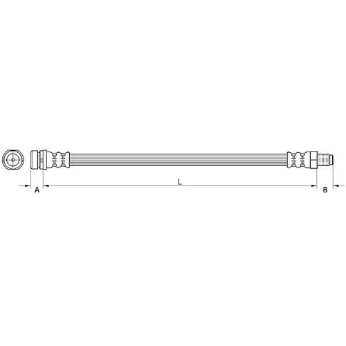 METZGER AUTOTEILE Bremsschlauch 4110802