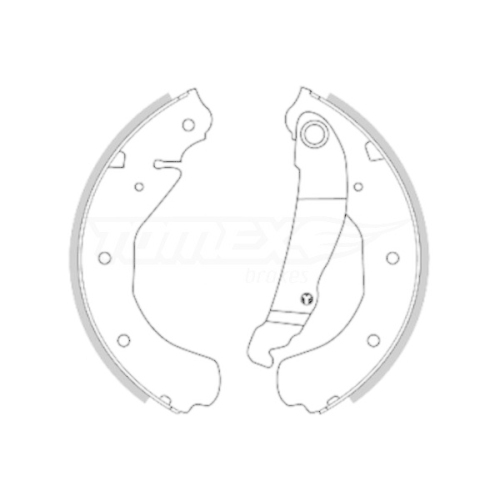 TOMEX Brakes Bremsbackensatz TX 20-16