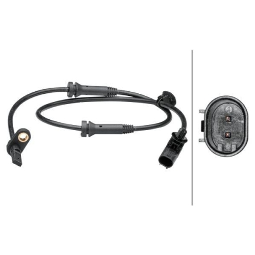 HELLA Sensor, Raddrehzahl 6PU 012 679-241