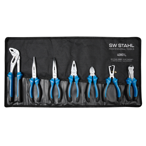 Zangensatz, 7-teilig Set Sortiment SW Stahl 40801L