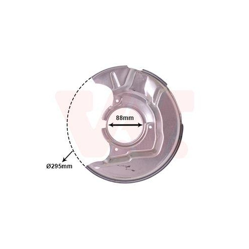 VAN WEZEL Spritzblech, Bremsscheibe 5385371