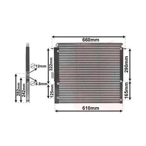 VAN WEZEL Kondensator, Klimaanlage 02005075