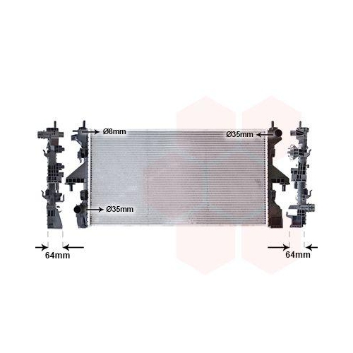 VAN WEZEL K&uuml;hler, Motork&uuml;hlung 17012715