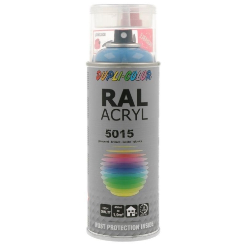 Lackspray Spr&uuml;hlack 400ml RAL 5015 himmelblau gl&auml;nzend 349614 DUPLI COLOR
