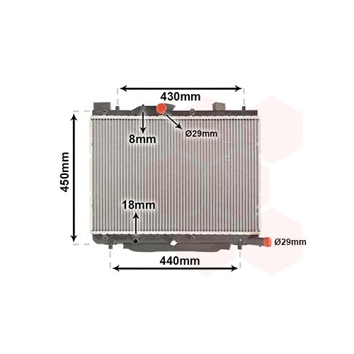 VAN WEZEL K&uuml;hler, Motork&uuml;hlung 52002122