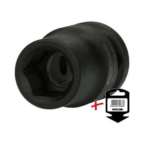 1/2 Zoll Sechskant-Kraft-Stecknuss, kurz, 13mm auf H&auml;nger KS TOOLS 515.1013-E