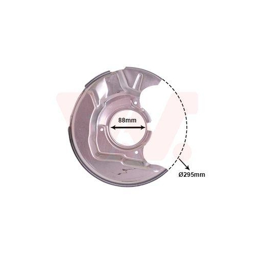 VAN WEZEL Spritzblech, Bremsscheibe 5385372