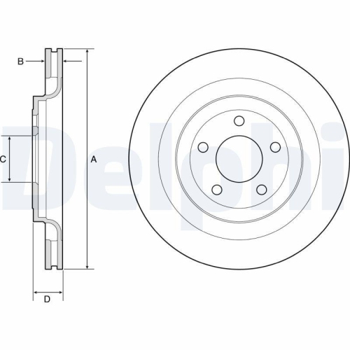 DELPHI Bremsscheibe