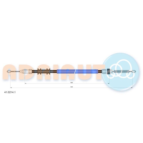 ADRIAUTO Seilzug, Feststellbremse 41.0214.1