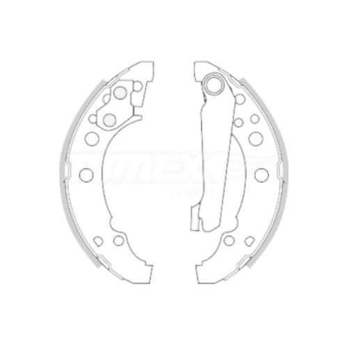 TOMEX Brakes Bremsbackensatz TX 20-23