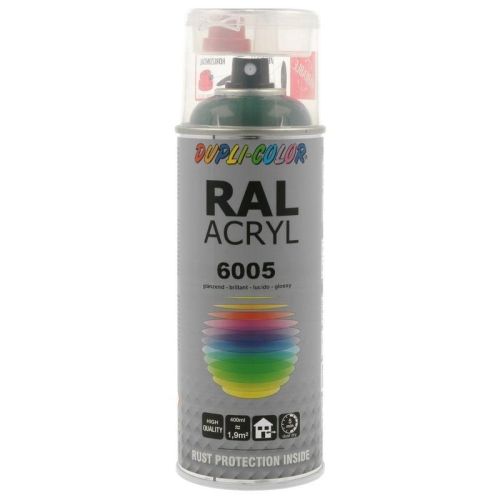 Lackspray Spr&uuml;hlack 400ml RAL 6005 moosgr&uuml;n gl&auml;nzend 349638 DUPLI COLOR