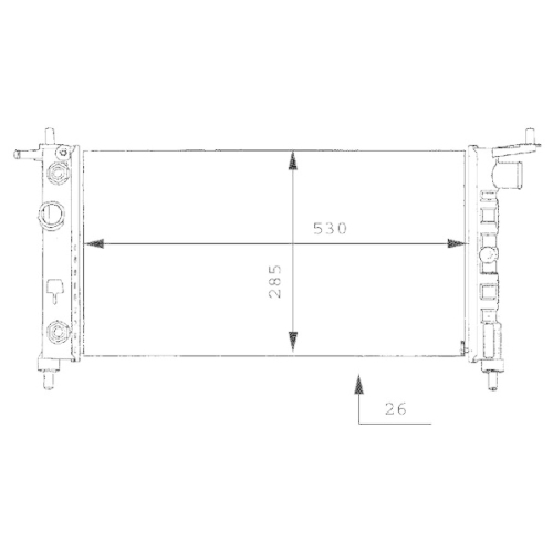 MAHLE K&uuml;hler, Motork&uuml;hlung BEHR CR 269 000S