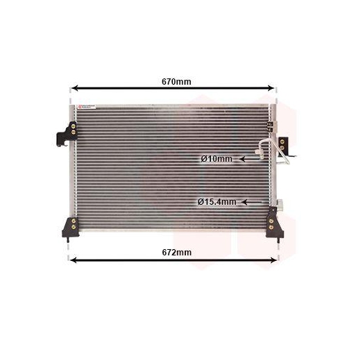 VAN WEZEL Kondensator, Klimaanlage 02005143