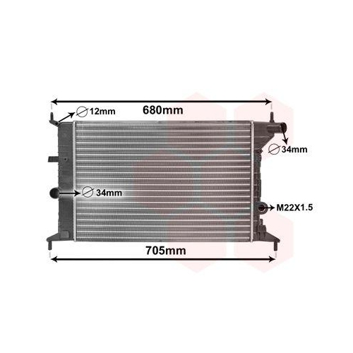 VAN WEZEL K&uuml;hler, Motork&uuml;hlung 37002242