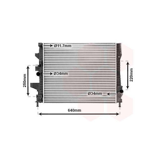 VAN WEZEL K&uuml;hler, Motork&uuml;hlung 18002644