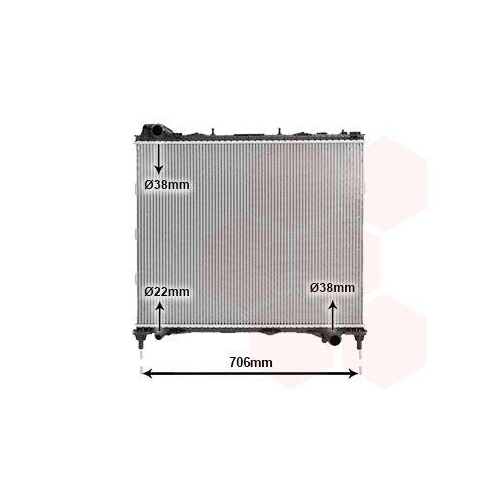 VAN WEZEL K&uuml;hler, Motork&uuml;hlung 02012709