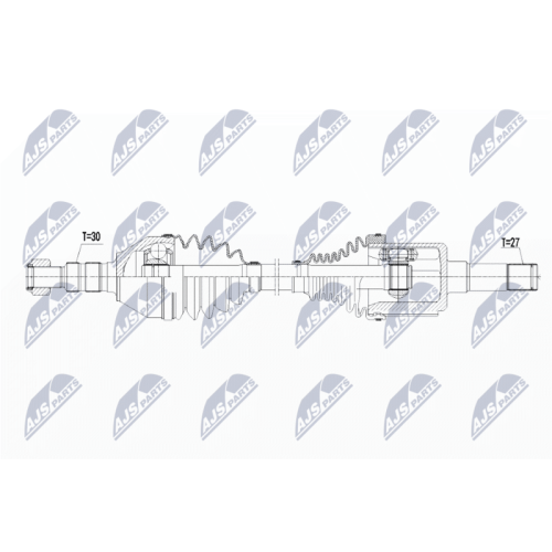 NTY Antriebswelle NPW-PL-065