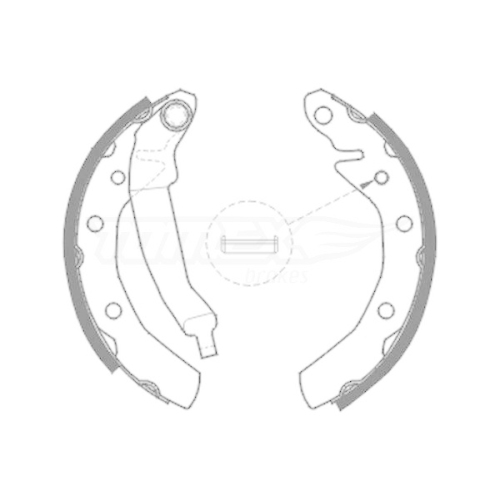 TOMEX Brakes Bremsbackensatz TX 20-31