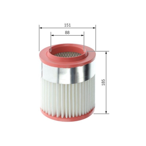BOSCH Luftfilter F 026 400 629